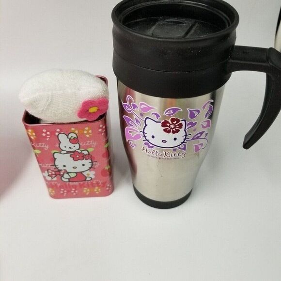 Hello Kitty Plate Plush Toy Canister Mug Nail Polish Stickers New Lot 8 - Picture 7 of 9